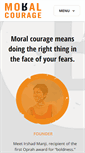 Mobile Screenshot of moralcourage.com